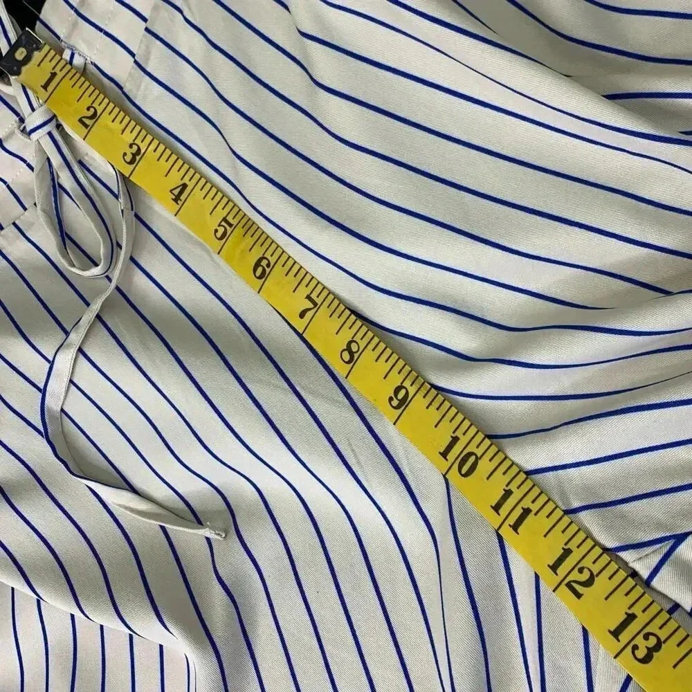Torrid New Tapered Lightweight Lounge Pants Stretchy 2X Blue White Stripes - Picture 13 of 16